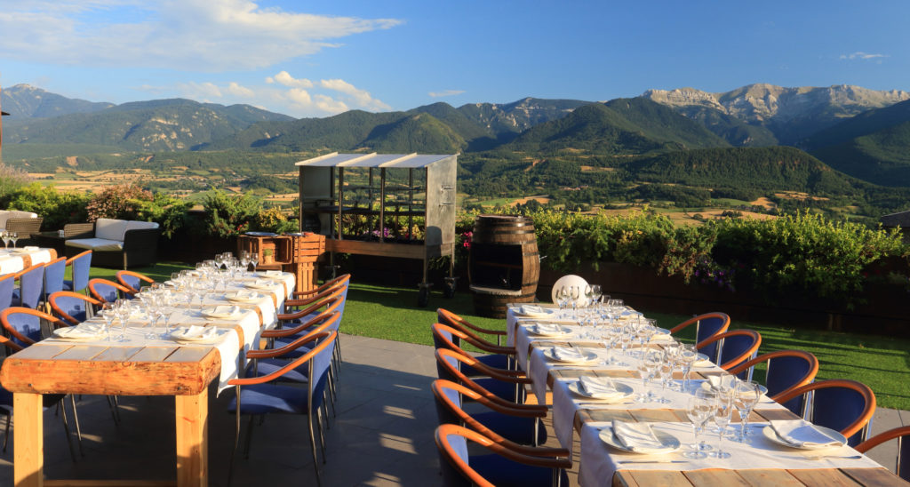 Empresa Sala Terrassa panoràmica Celebracions Trobada Grup Hotel - Cerdanya EcoResort